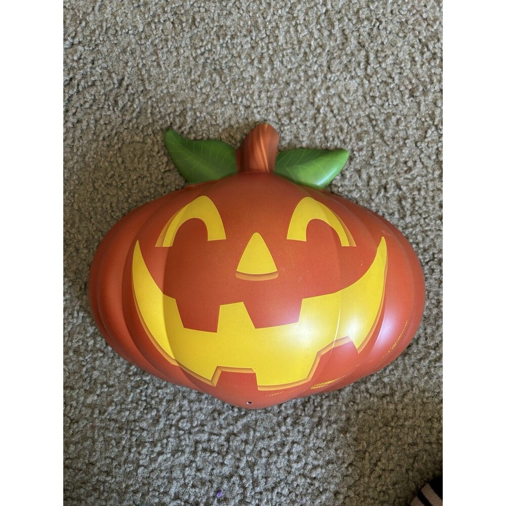 HALLMARK HALLOWEEN PUMPKIN JACK O'LANTERN TALKING  DOOR HANGER MOTION ACTIVATED